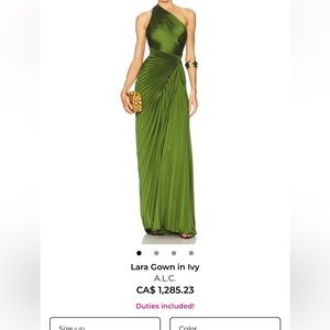 A.L.C. Ivy Green Maxi Skirt